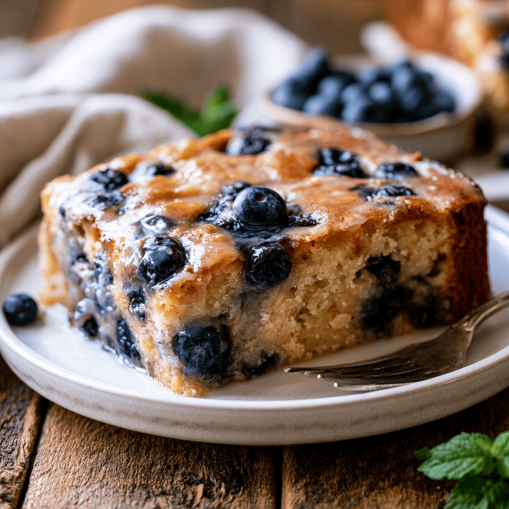 Easy Summer Lemon Blueberry Sheet Cake Serving suggestion for Easy Summer Lemon Blueberry Sheet Cake โ Caramel Apple Dessert Cups