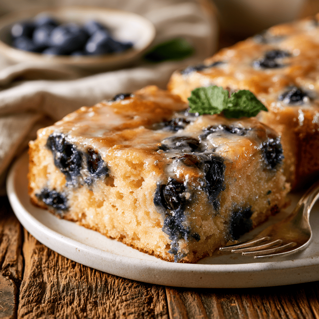 Easy Summer Lemon Blueberry Sheet Cake — homemade Caramel Apple Dessert Cups recipe