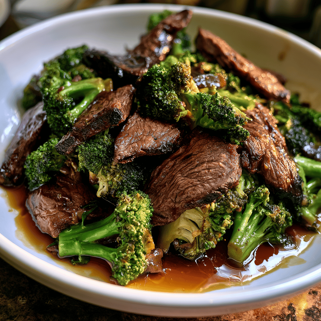Easy Weeknight Beef and Broccoli Serving suggestion for Easy Weeknight Beef and Broccoli โ Easy Weeknight Beef and Broccoli