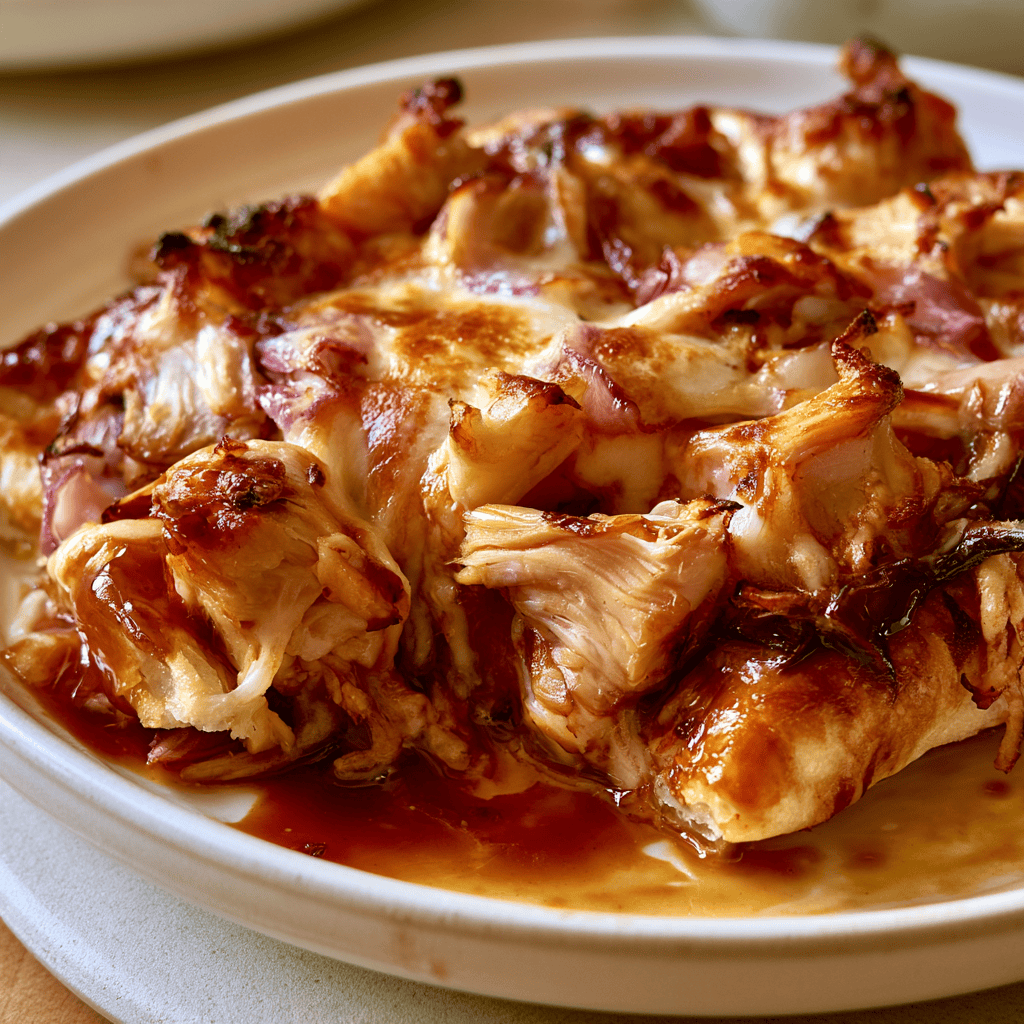 Fast BBQ Chicken Flatbreads — homemade BBQ chicken flatbreads recipe