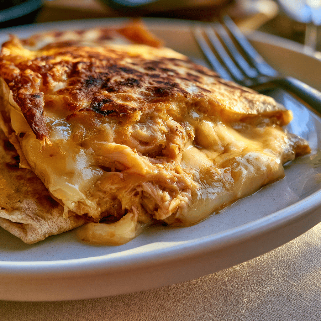 Fast Chicken Quesadillas — homemade Fast Chicken Quesadillas recipe