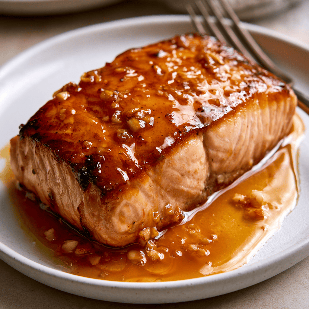 Fast Honey Garlic Salmon Step-by-step preparation of Fast Honey Garlic Salmon (Honey Garlic Salmon)