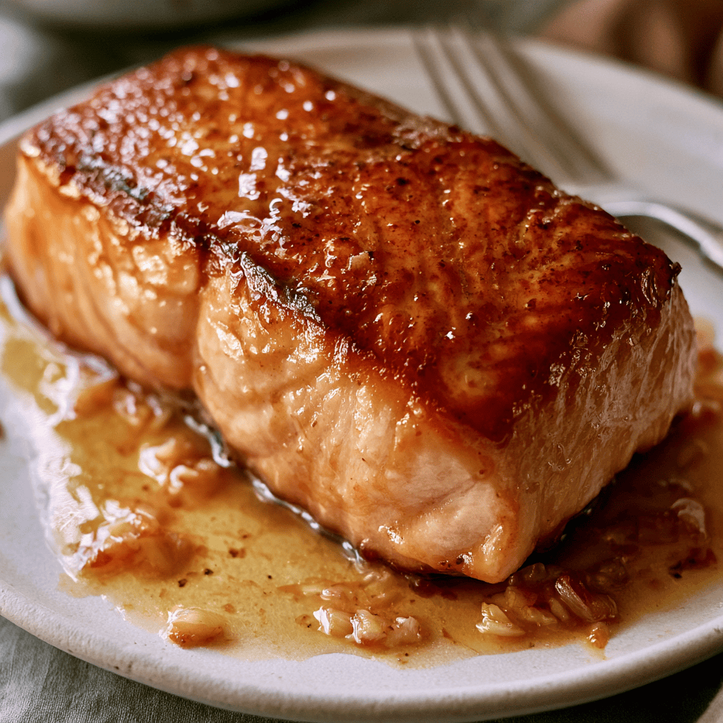 Fast Honey Garlic Salmon Serving suggestion for Fast Honey Garlic Salmon โ Honey Garlic Salmon