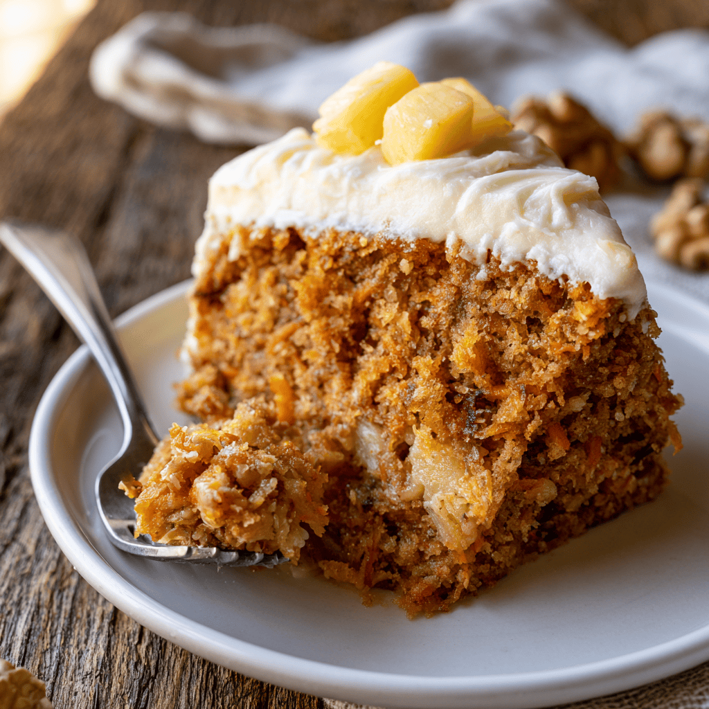 Festive Hawaiian Carrot Pineapple Cake — homemade Hawaiian Carrot Pineapple Cake recipe