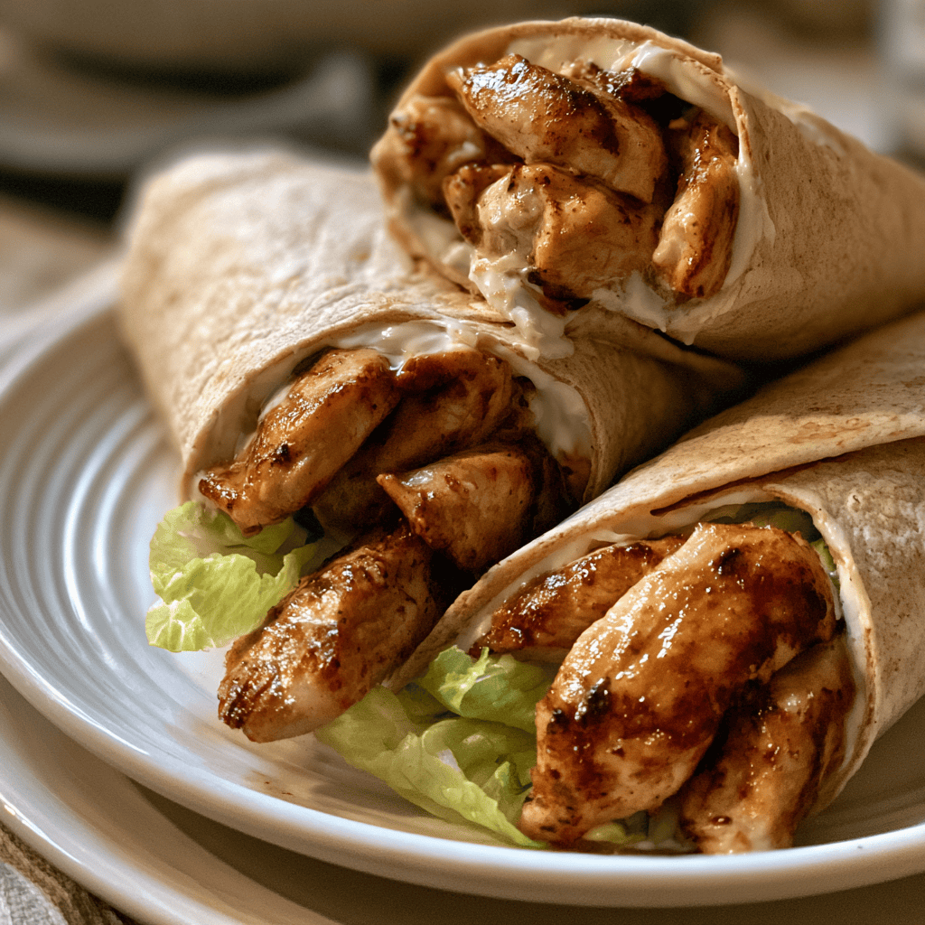 Greek Yogurt Protein Chicken Wraps — homemade Greek Yogurt Protein Chicken Wraps recipe