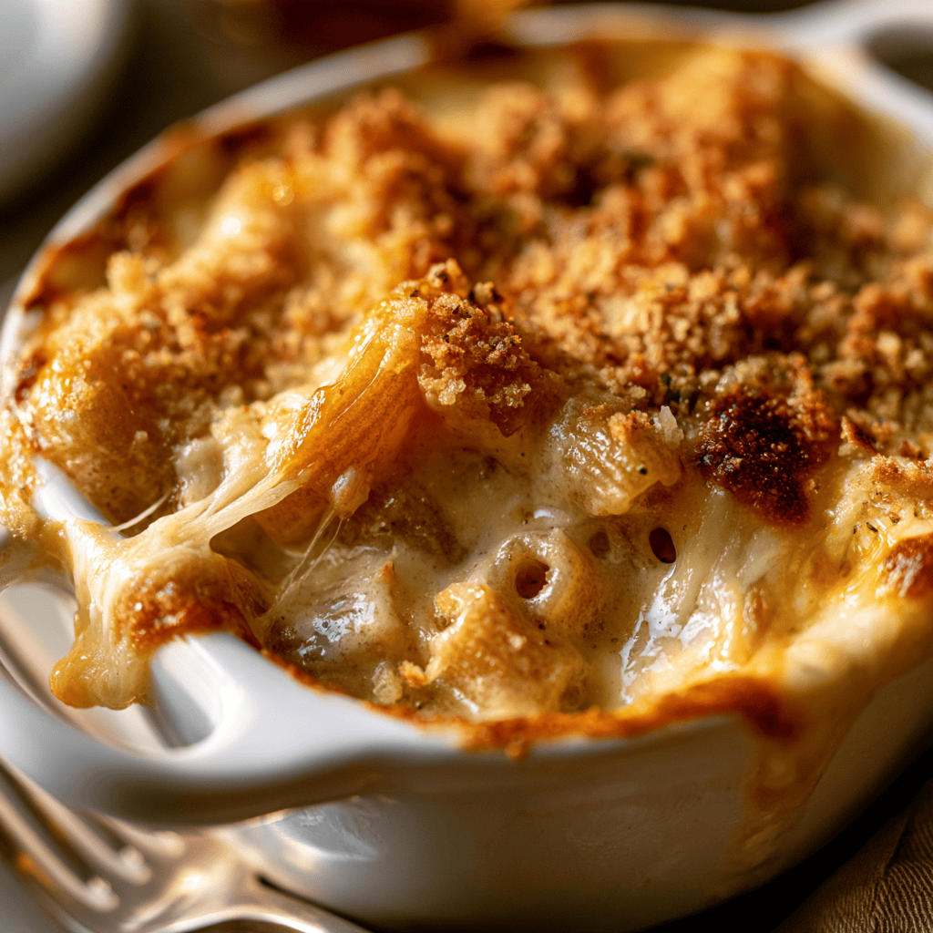 Healthy Baked Mac and Cheese — homemade Healthy Baked Mac and Cheese recipe