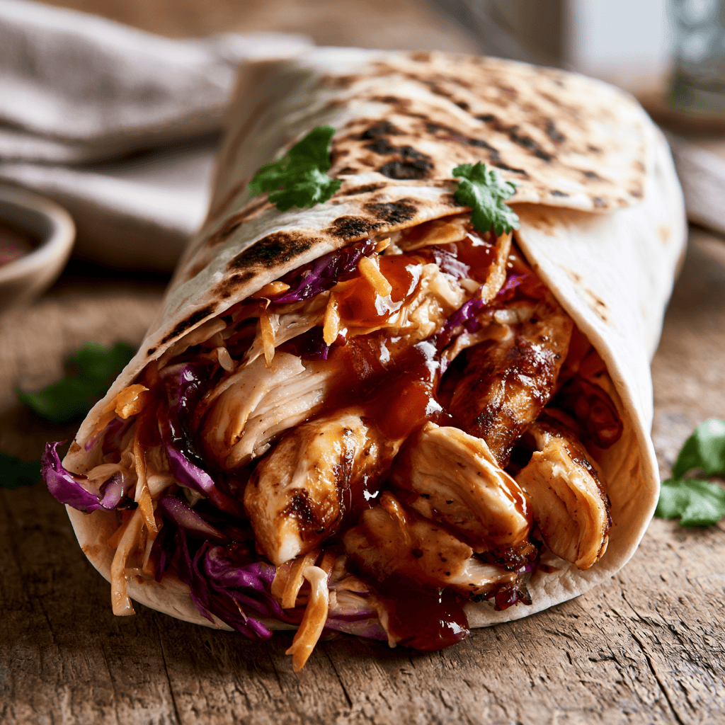 Healthy BBQ Chicken Coleslaw Wraps (Low-Carb) Step-by-step preparation of Healthy BBQ Chicken Coleslaw Wraps (Low-Carb) (low-carb BBQ chicken wraps)