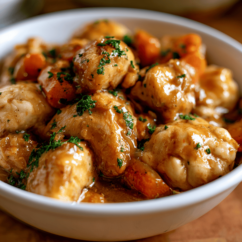 Healthy Chicken and Dumplings — homemade Healthy Chicken and Dumplings recipe