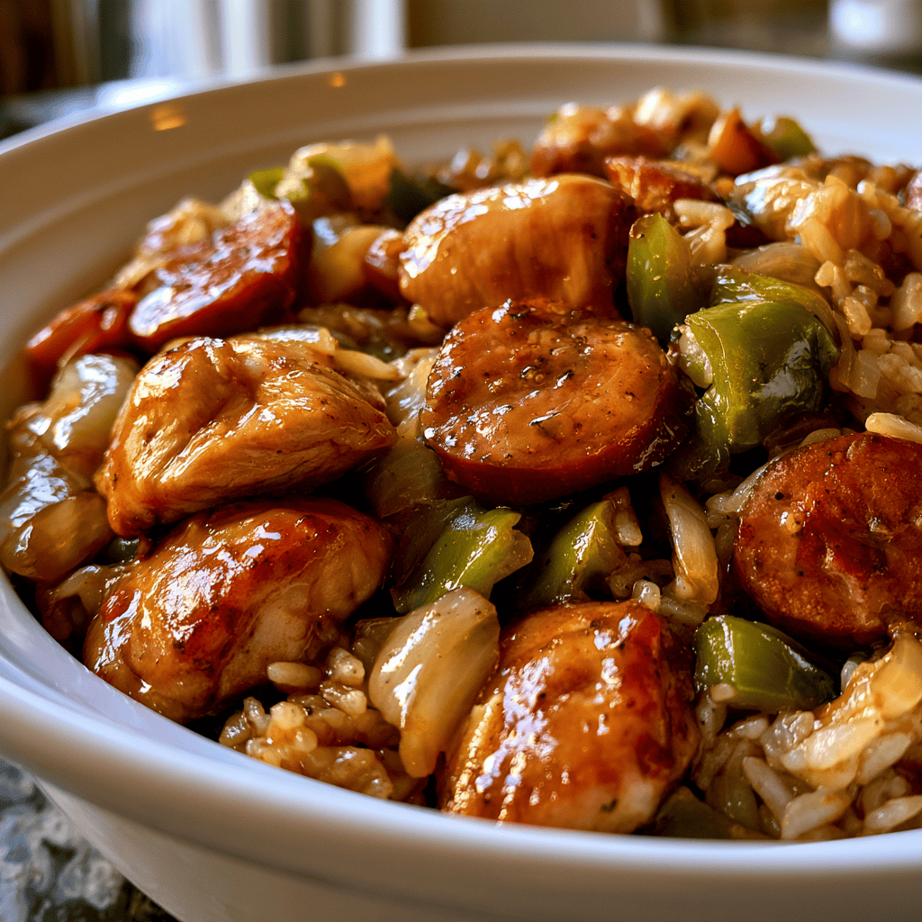 Healthy Jambalaya with Andouille Serving suggestion for Healthy Jambalaya with Andouille β Healthy Jambalaya with Andouille