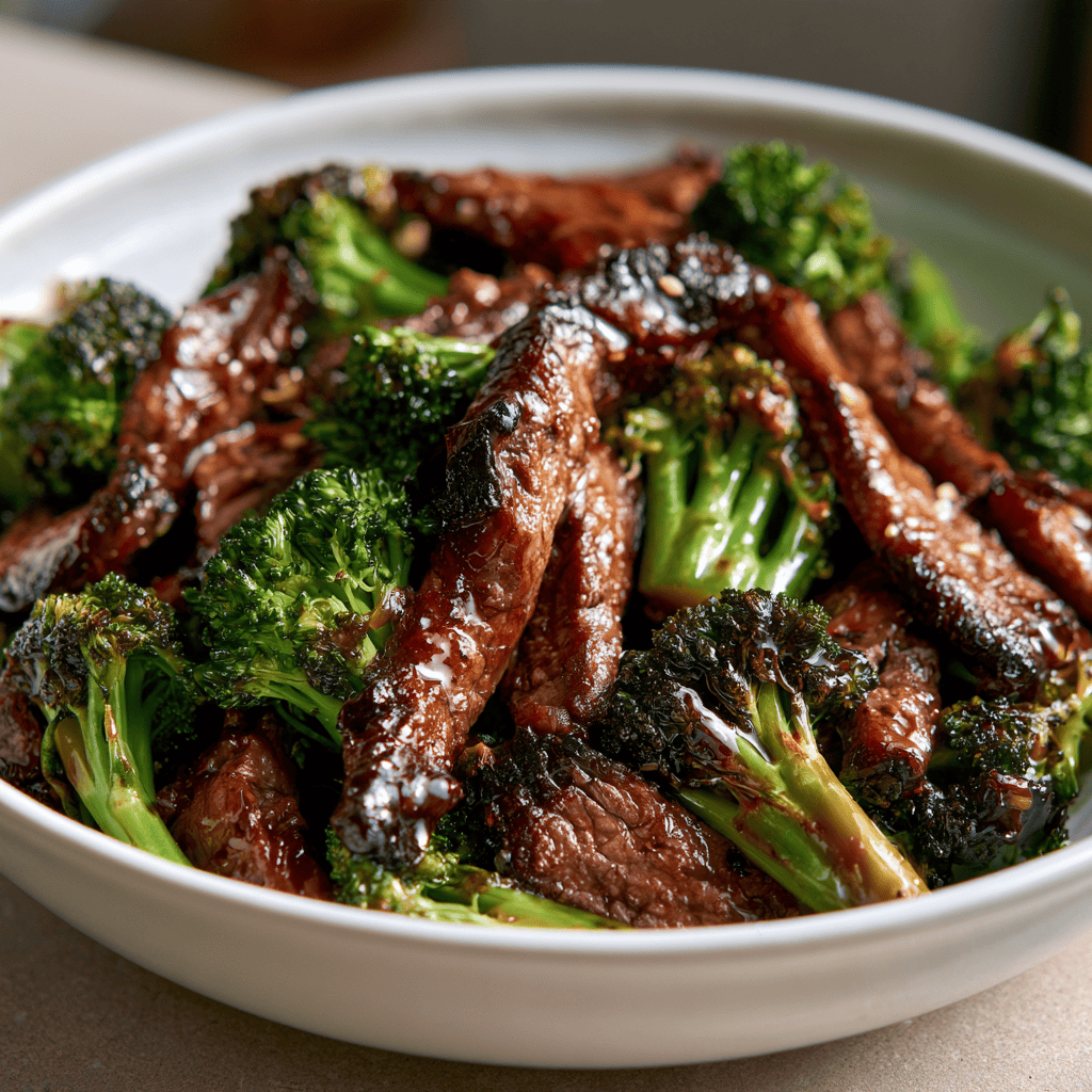 Serving suggestion for High-Protein Beef and Broccoli Bowl — High-Protein Beef and Broccoli Bowl