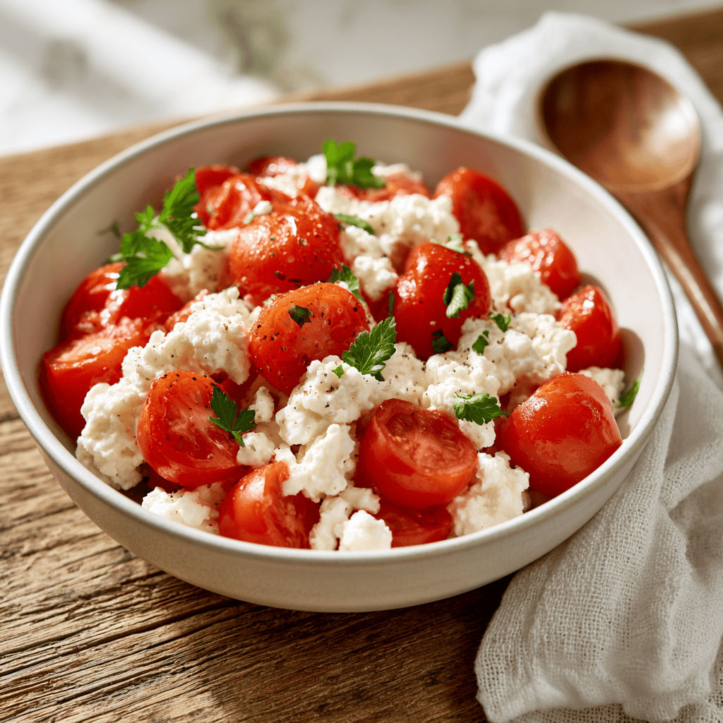 Serving suggestion for High-Protein Cottage Cheese Power Bowl — high-protein cottage cheese power bowl