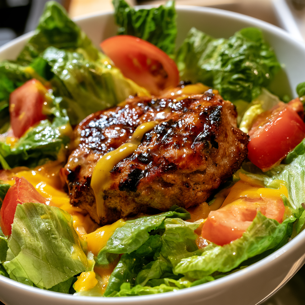 High-Protein Turkey Burger Bowls Step-by-step preparation of High-Protein Turkey Burger Bowls (High-Protein Turkey Burger Bowls)