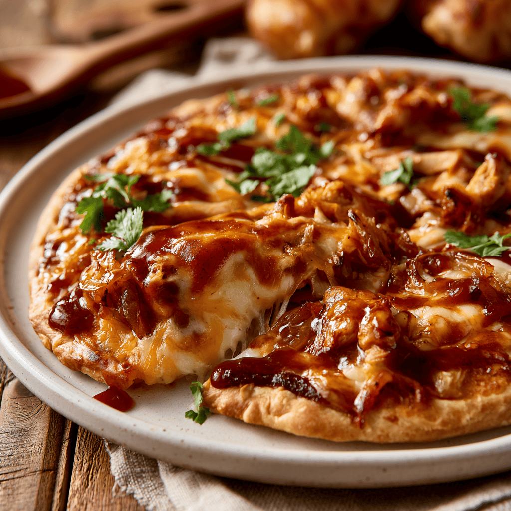 Homemade BBQ Chicken Pizza with Caramelized Onions Step-by-step preparation of Homemade BBQ Chicken Pizza with Caramelized Onions (BBQ chicken pizza)