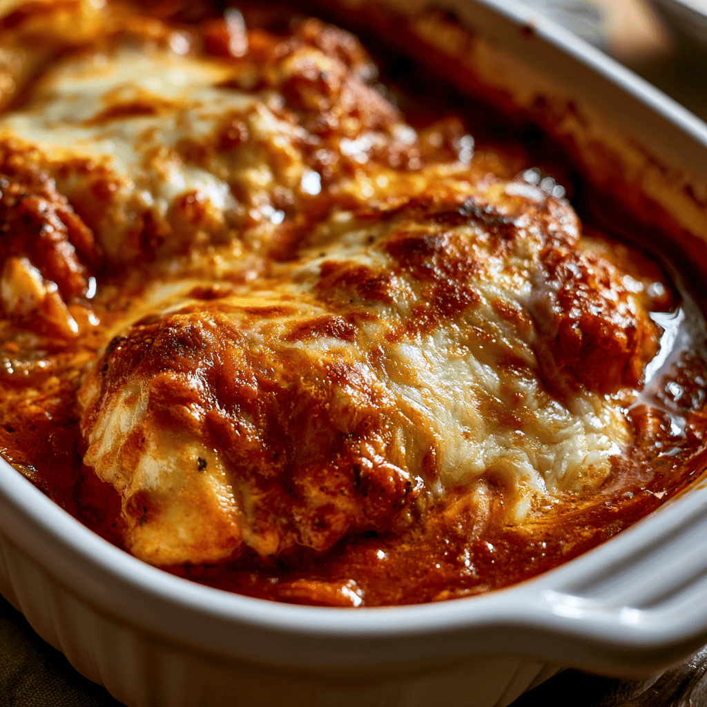 Keto Chicken Parmesan Bake — homemade Keto Chicken Parmesan Bake recipe