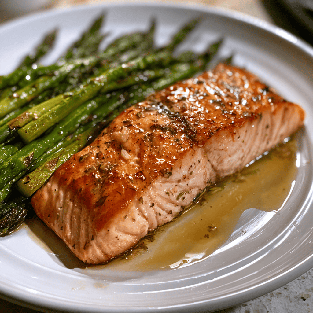 Keto Salmon with Asparagus — homemade keto salmon with asparagus recipe