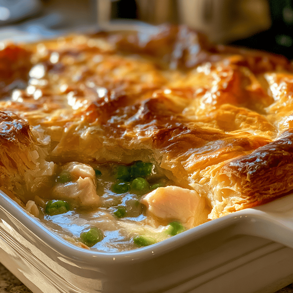 Lightened-Up Chicken Pot Pie Step-by-step preparation of Lightened-Up Chicken Pot Pie (Lightened-Up Chicken Pot Pie)