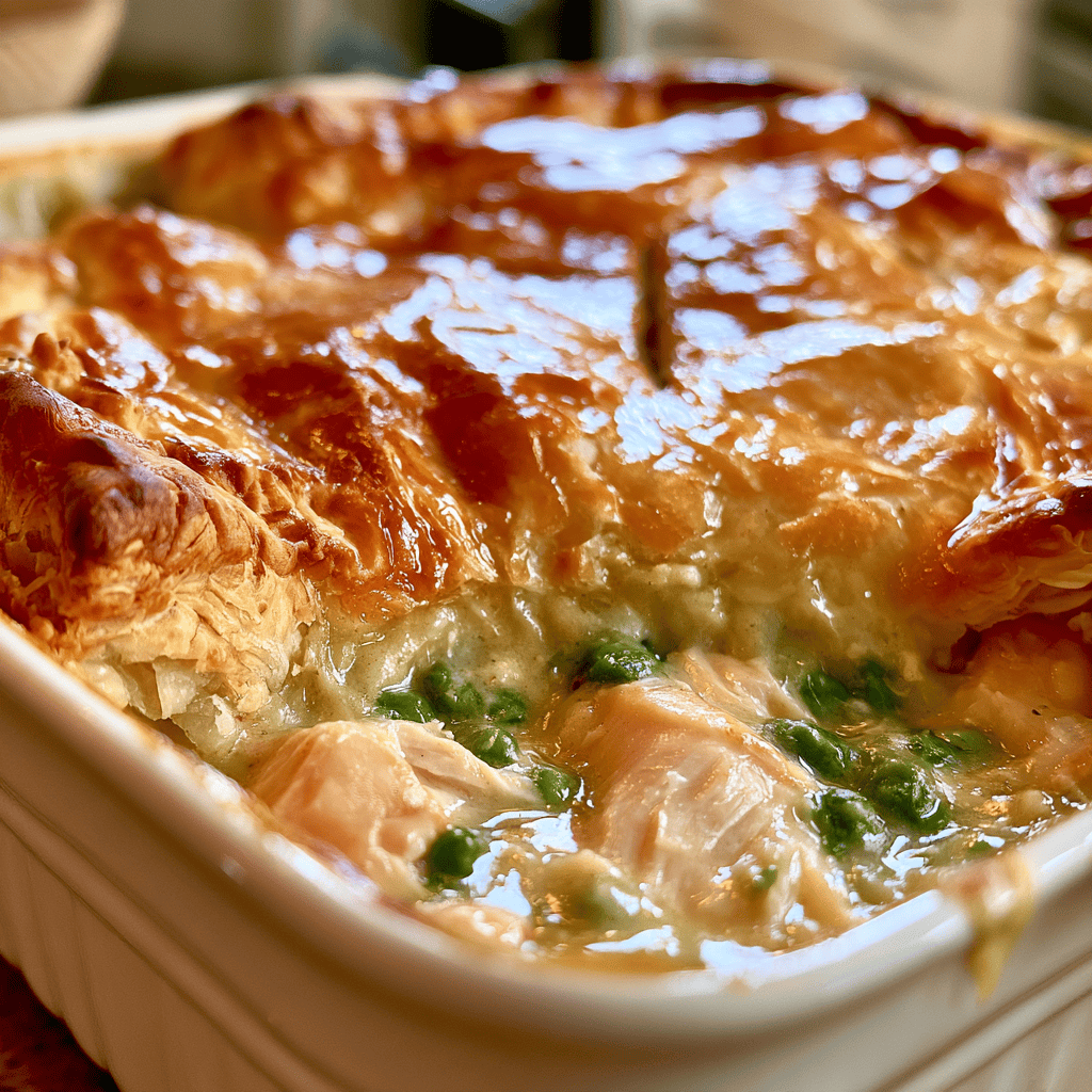 Lightened-Up Chicken Pot Pie Serving suggestion for Lightened-Up Chicken Pot Pie β Lightened-Up Chicken Pot Pie