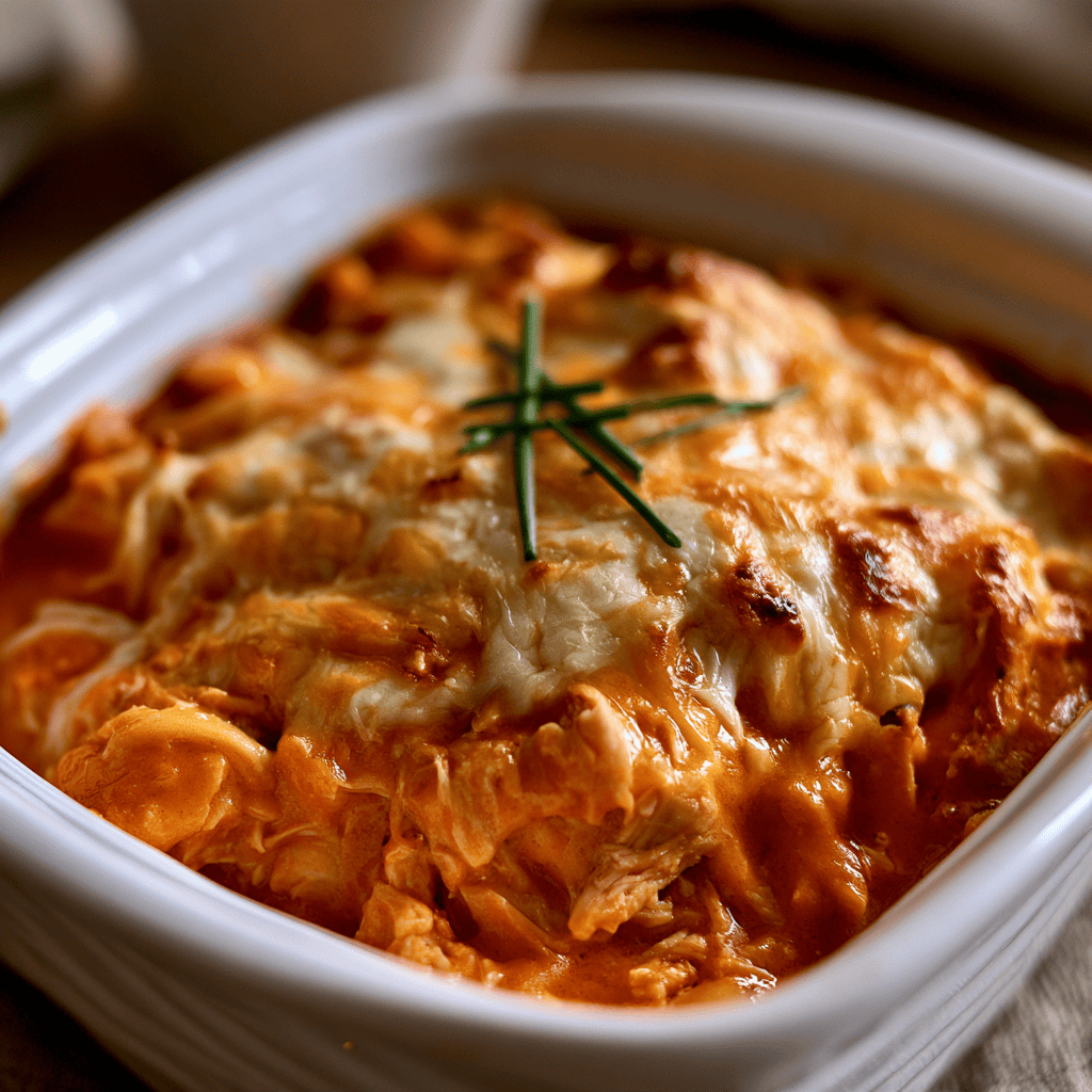 Low-Carb Buffalo Chicken Casserole Step-by-step preparation of Low-Carb Buffalo Chicken Casserole (Low-Carb Buffalo Chicken Casserole)