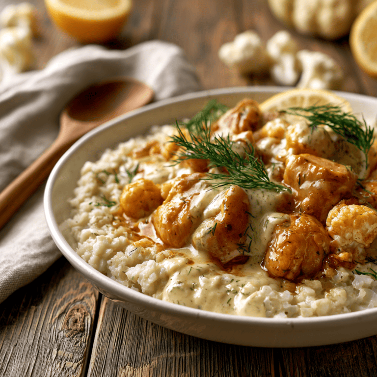 Low-Carb Lemon Dill Chicken Bowls — homemade Low-Carb Lemon Dill Chicken Bowls recipe