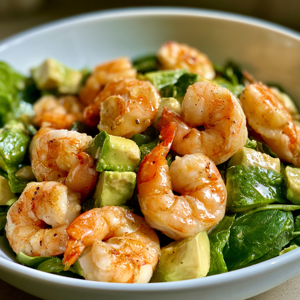 Low-Carb Shrimp and Avocado Salad Step-by-step preparation of Low-Carb Shrimp and Avocado Salad (Low-Carb Shrimp and Avocado Salad)