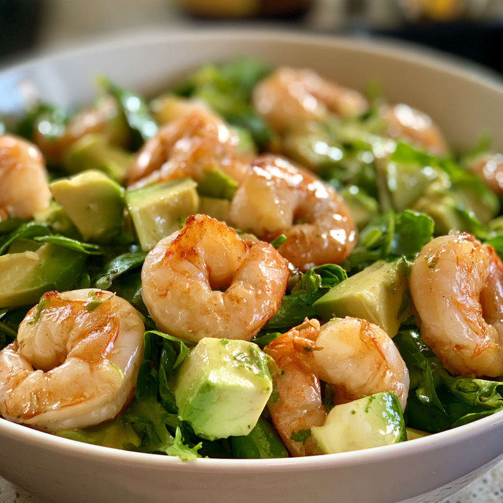 Low-Carb Shrimp and Avocado Salad — homemade Low-Carb Shrimp and Avocado Salad recipe