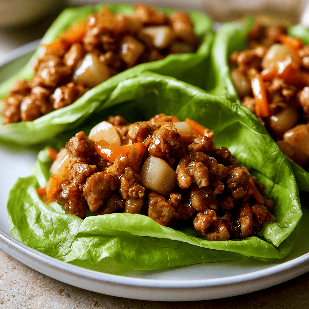 Low-Carb Turkey Lettuce Wraps — homemade low-carb turkey lettuce wraps recipe