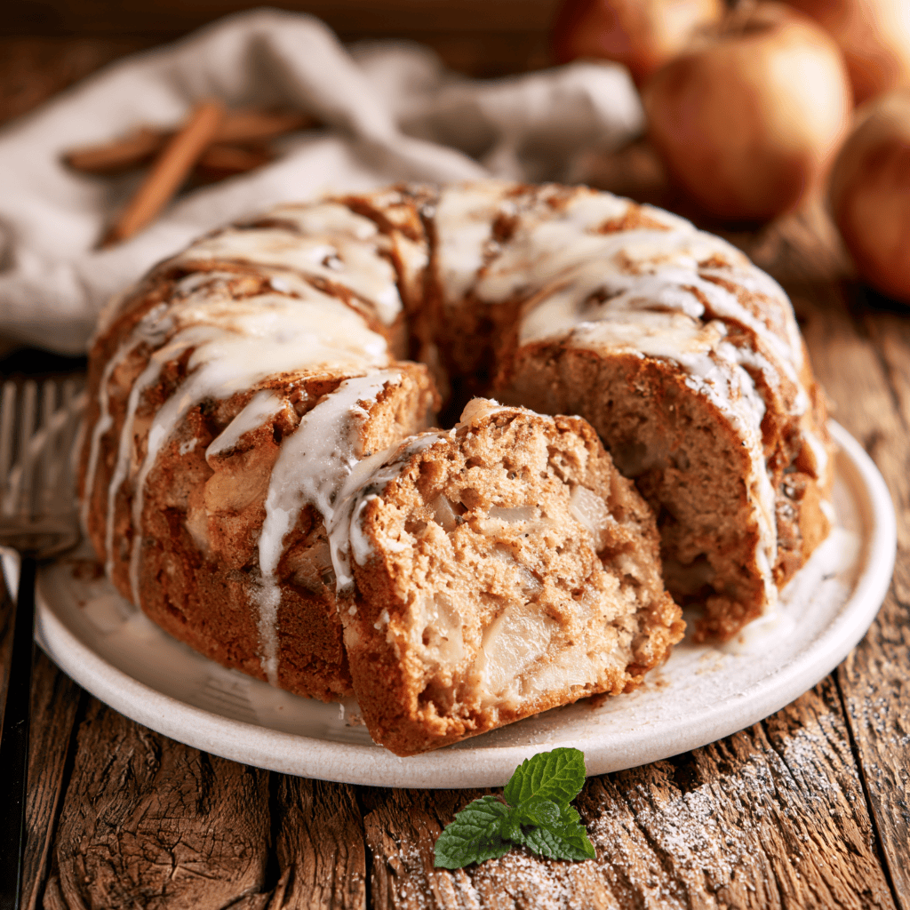 Moist & Comforting Cinnamon Apple Cake — homemade cinnamon apple cake recipe