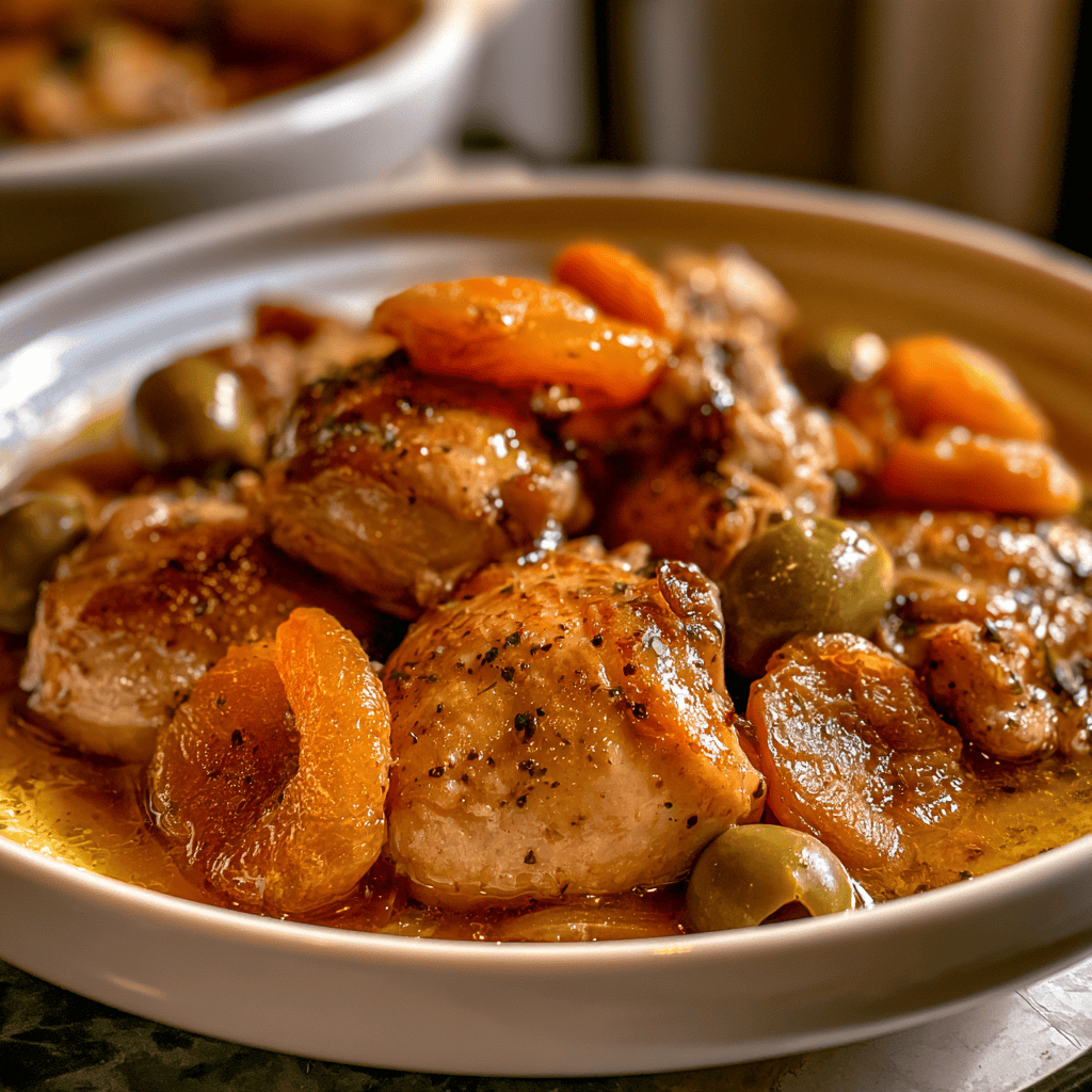 Serving suggestion for Moroccan Chicken Tagine — Moroccan Chicken Tagine