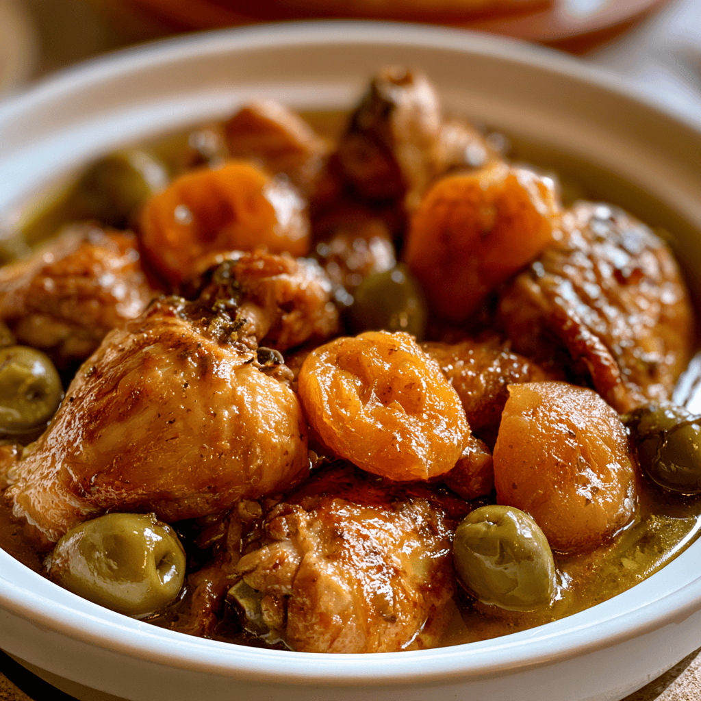 Moroccan Chicken Tagine — homemade Moroccan Chicken Tagine recipe