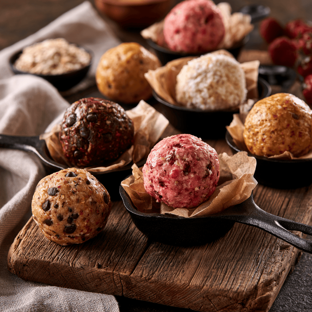 Step-by-step preparation of No-Bake Protein Balls: 5 Easy Flavor Variations (no-bake protein balls)