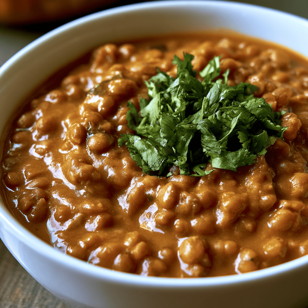 Protein-Packed Lentil Curry Serving suggestion for Protein-Packed Lentil Curry โ protein-packed lentil curry