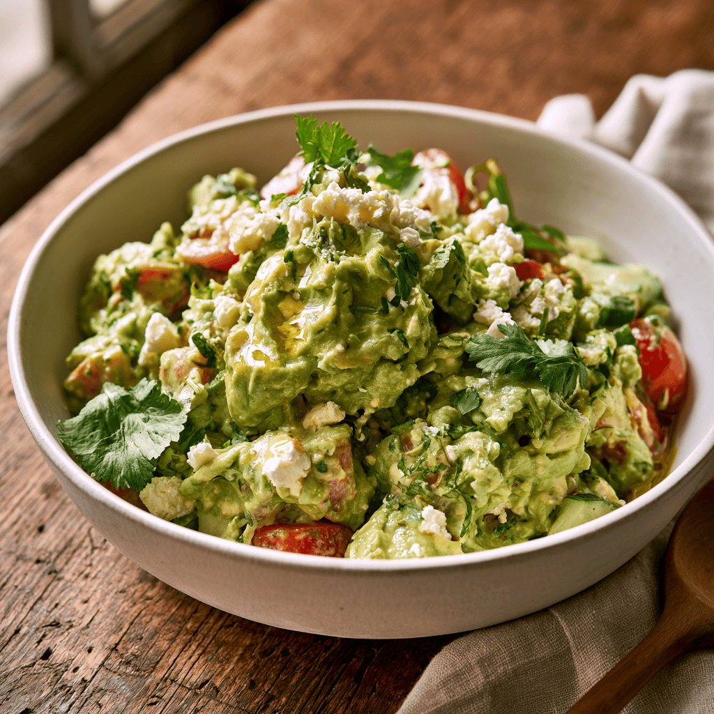 Quick & Creamy Avocado Salad Recipe Step-by-step preparation of Quick & Creamy Avocado Salad Recipe (avocado salad recipe)