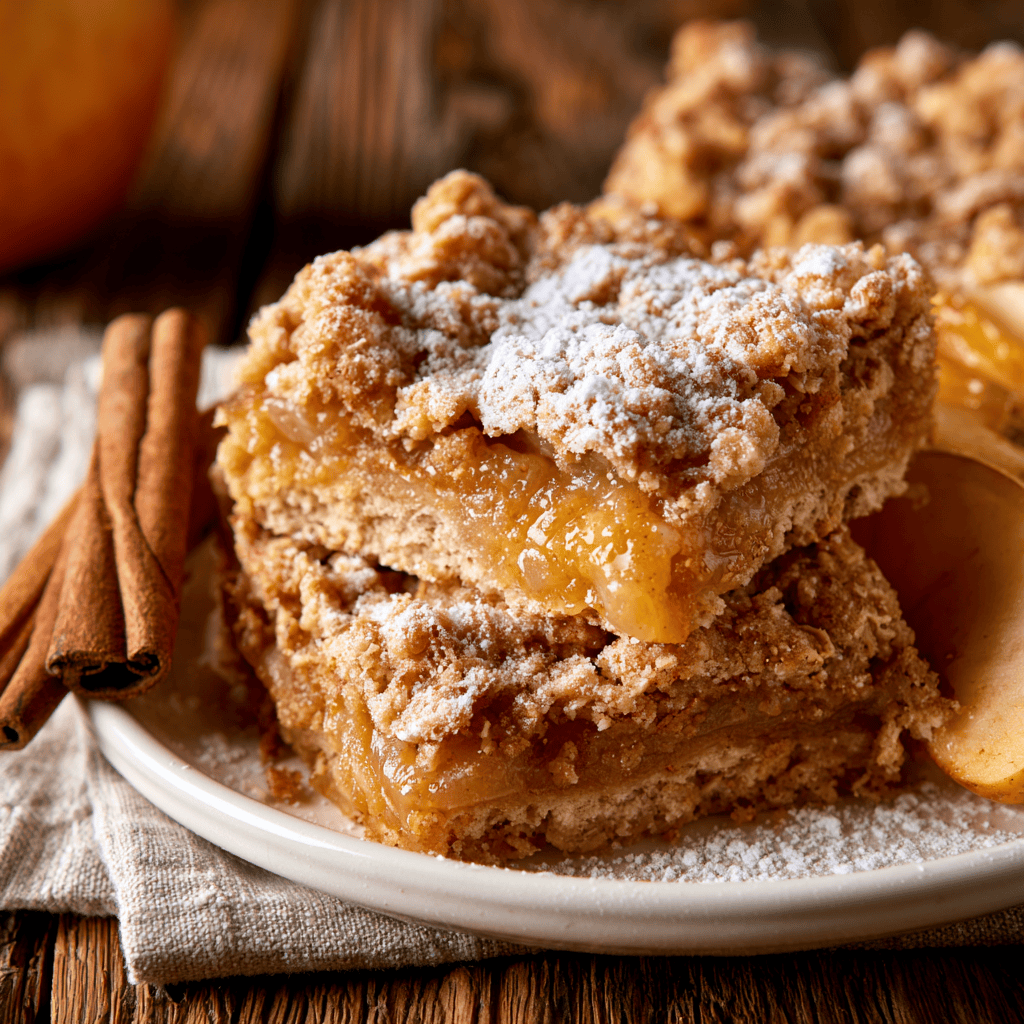 Quick & Easy Homemade Apple Dessert Bars — homemade apple dessert bars recipe