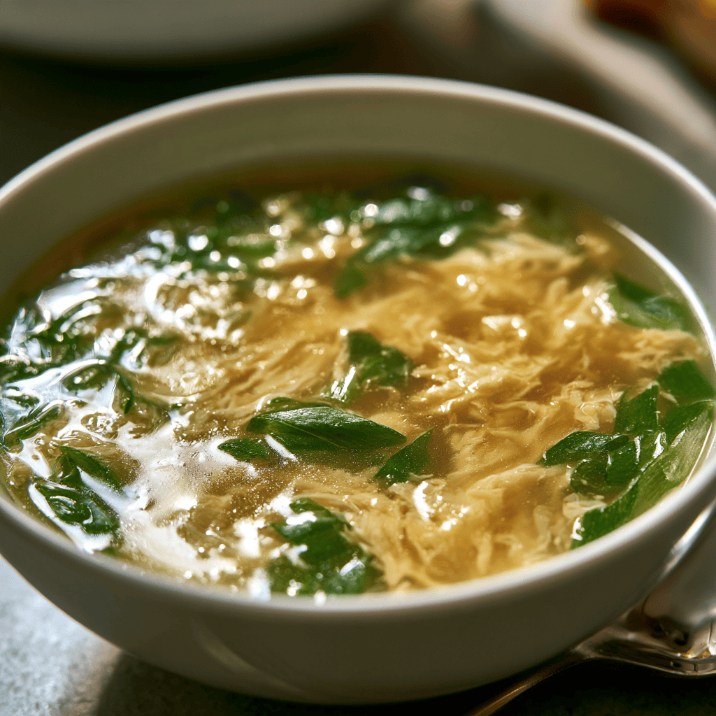 Quick Egg Drop Soup Serving suggestion for Quick Egg Drop Soup โ Quick Egg Drop Soup