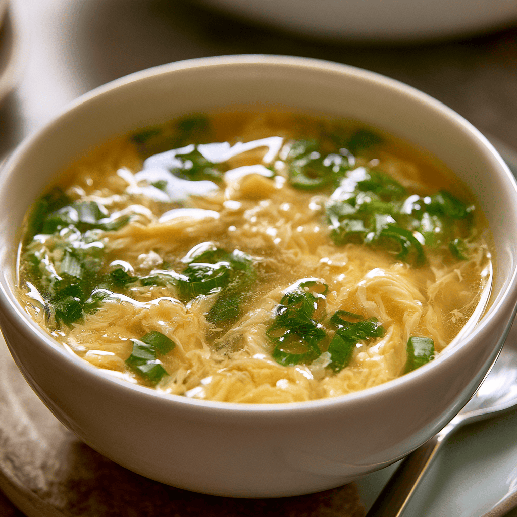 Quick Egg Drop Soup — homemade Quick Egg Drop Soup recipe