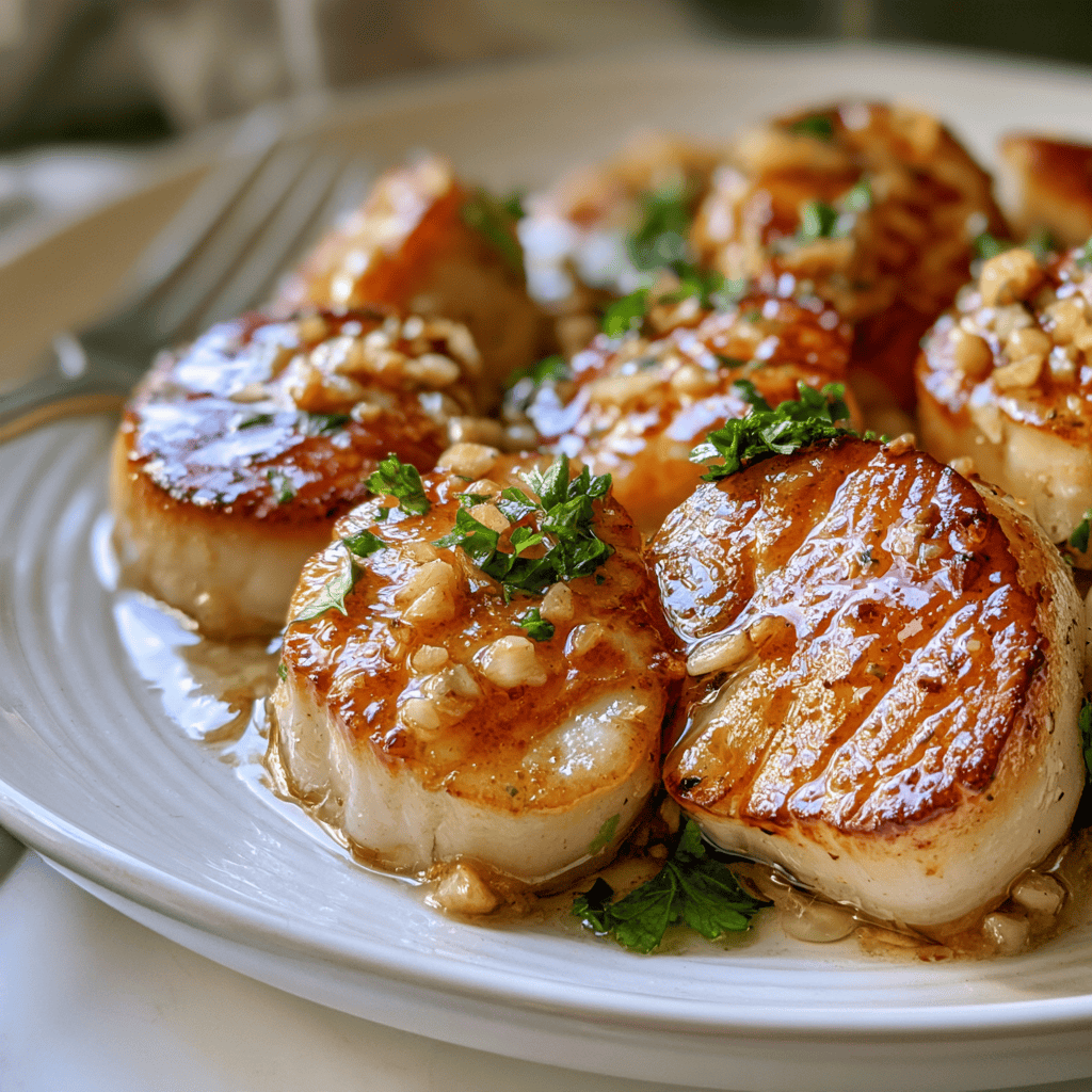 Quick Garlic Butter Scallops Step-by-step preparation of Quick Garlic Butter Scallops (garlic butter scallops)