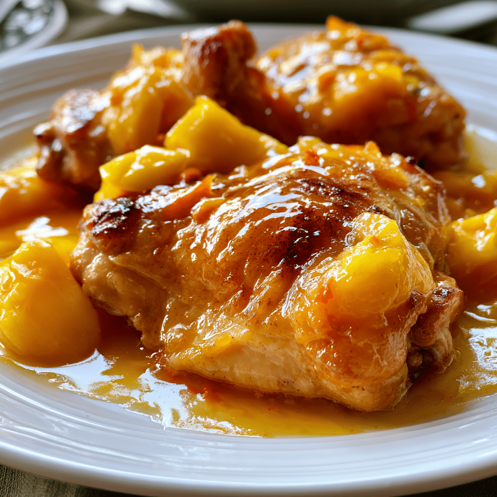 Quick Mango Habanero Chicken Serving suggestion for Quick Mango Habanero Chicken โ Mango Habanero Chicken