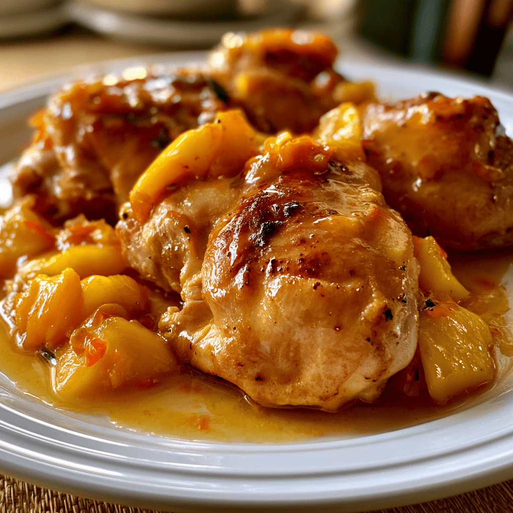 Quick Mango Habanero Chicken — homemade Mango Habanero Chicken recipe