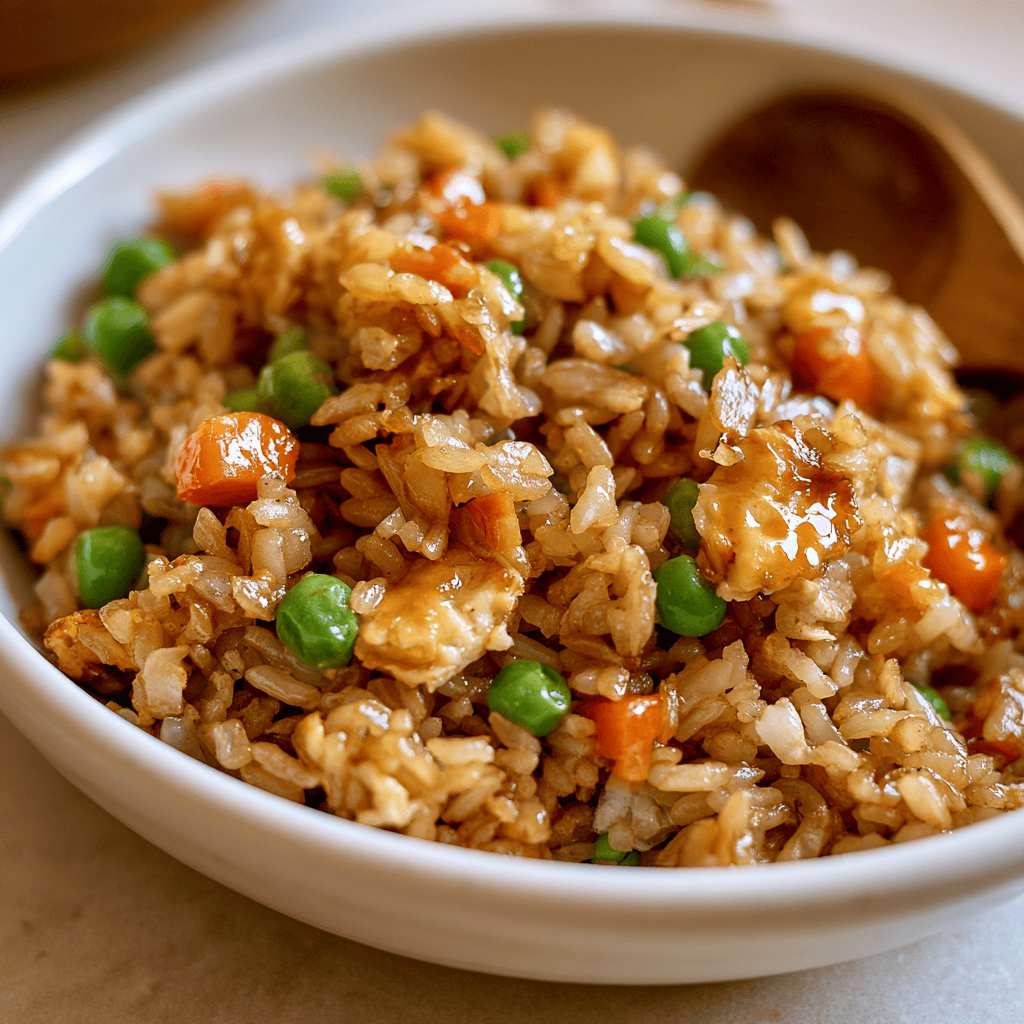 Quick Veggie Fried Rice Step-by-step preparation of Quick Veggie Fried Rice (veggie fried rice)
