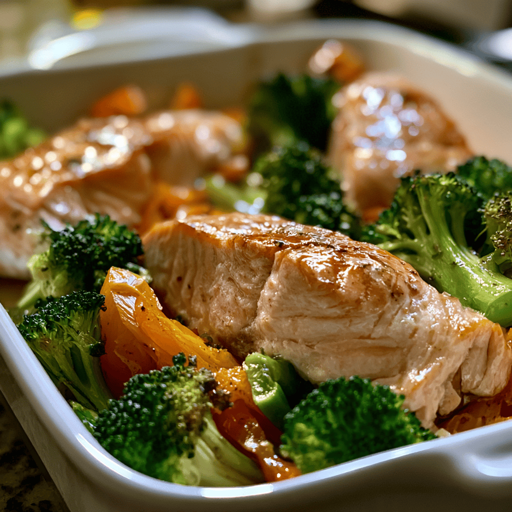 Sheet Pan Meal Prep Salmon and Veggies — homemade sheet pan meal prep salmon recipe