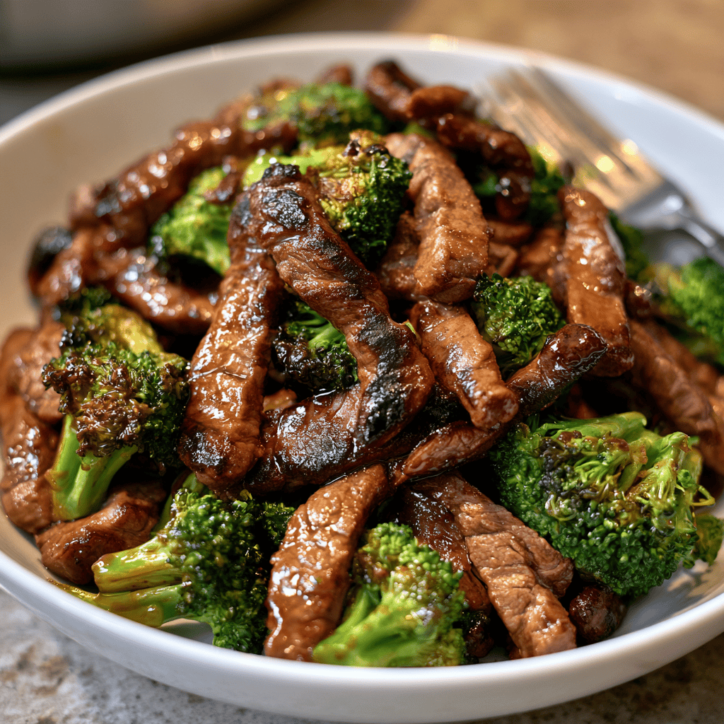 Sizzling Sesame Beef Stir-Fry Step-by-step preparation of Sizzling Sesame Beef Stir-Fry (sesame beef stir-fry)