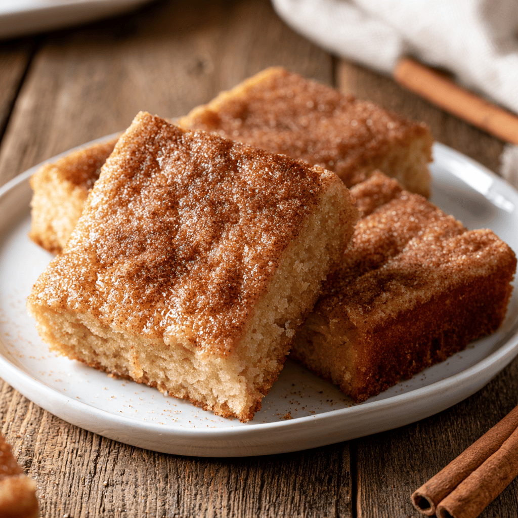 Soft & Chewy Cinnamon Snickerdoodle Bars — homemade Snickerdoodle Bars recipe