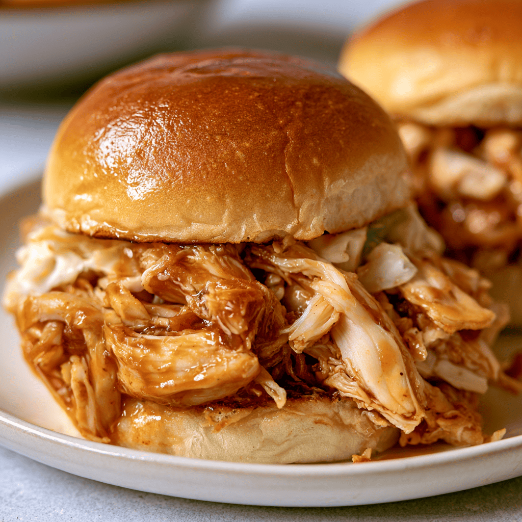 Speedy BBQ Pulled Chicken Sliders Step-by-step preparation of Speedy BBQ Pulled Chicken Sliders (BBQ pulled chicken sliders)