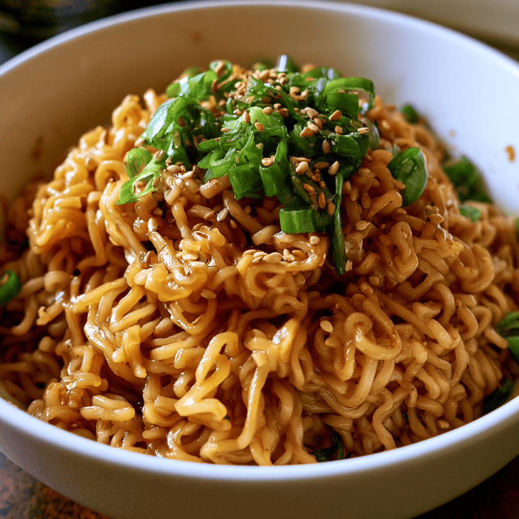 Speedy Sesame Noodle Bowls — homemade sesame noodle bowls recipe