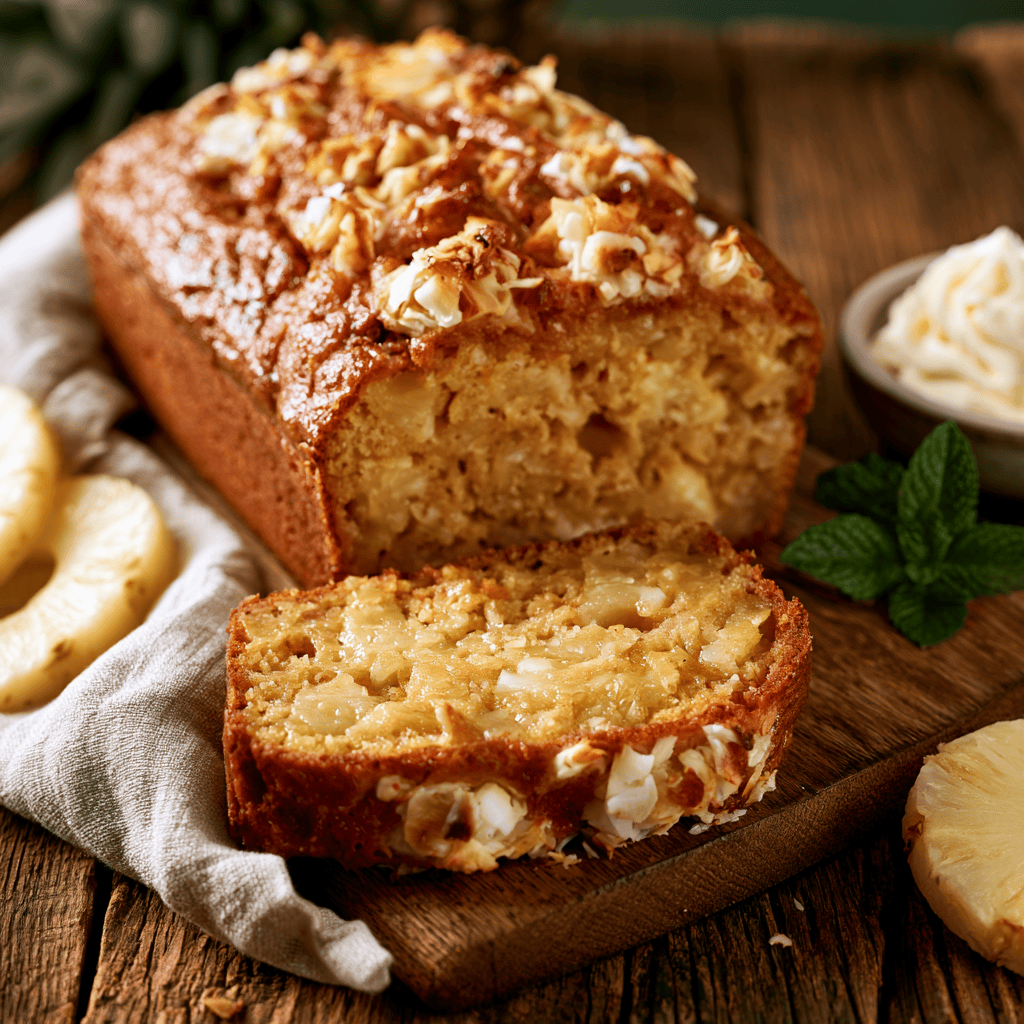 Sweet & Moist Tropical Pineapple Bread Step-by-step preparation of Sweet & Moist Tropical Pineapple Bread (pineapple bread)
