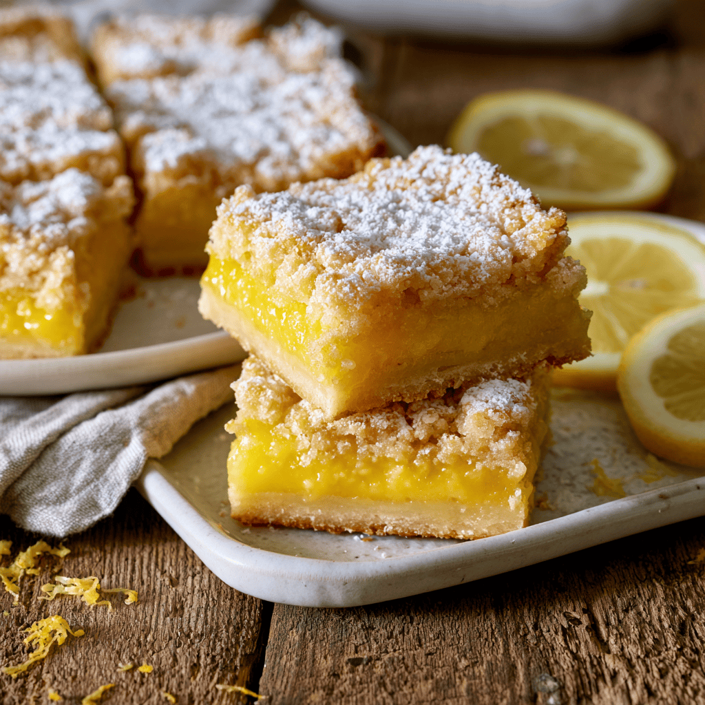 Tangy Lemon Crumb Bars with Buttery Crust Step-by-step preparation of Tangy Lemon Crumb Bars with Buttery Crust (lemon crumb bars)