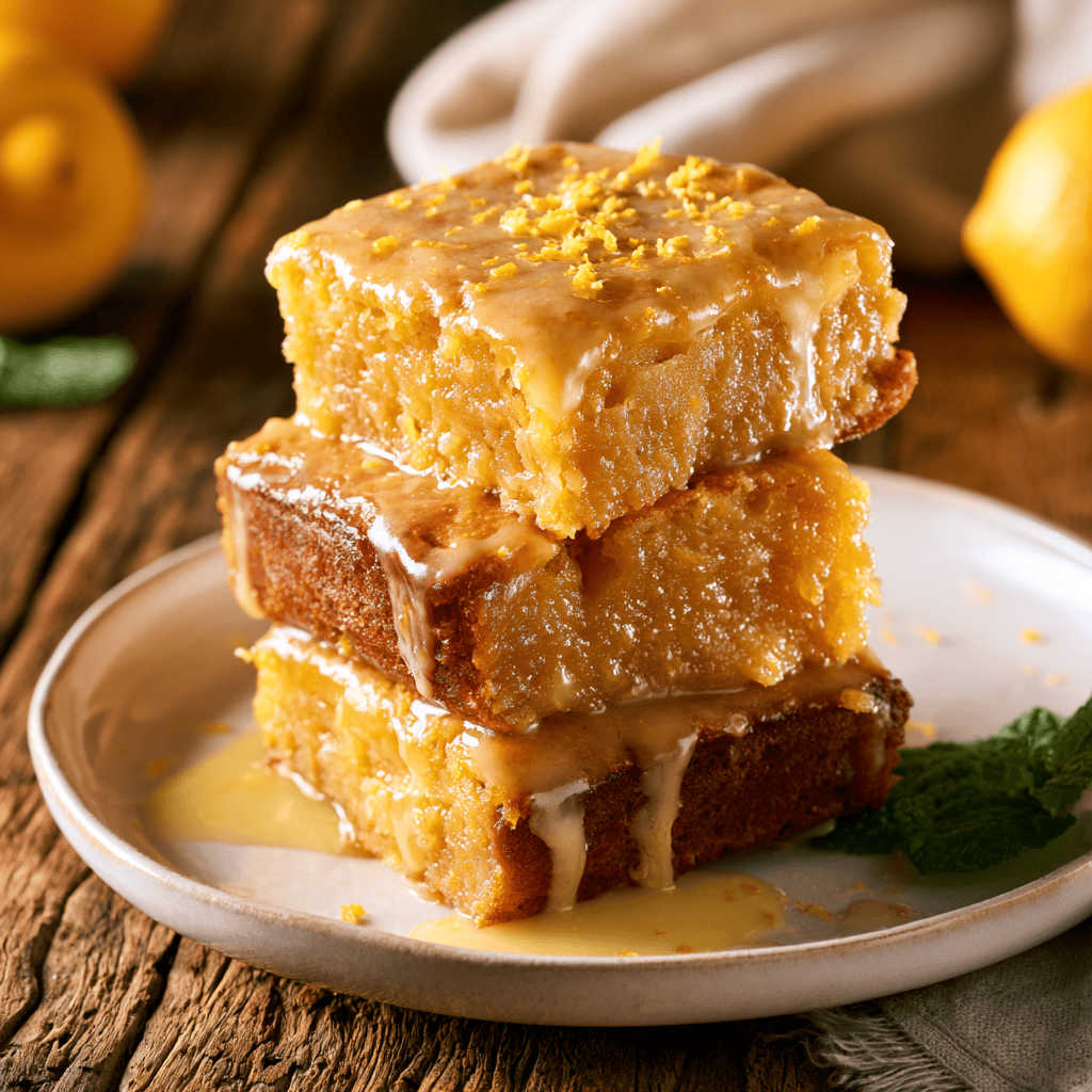 Tangy & Sweet Homemade Lemon Brownies Step-by-step preparation of Tangy & Sweet Homemade Lemon Brownies (lemon brownies)