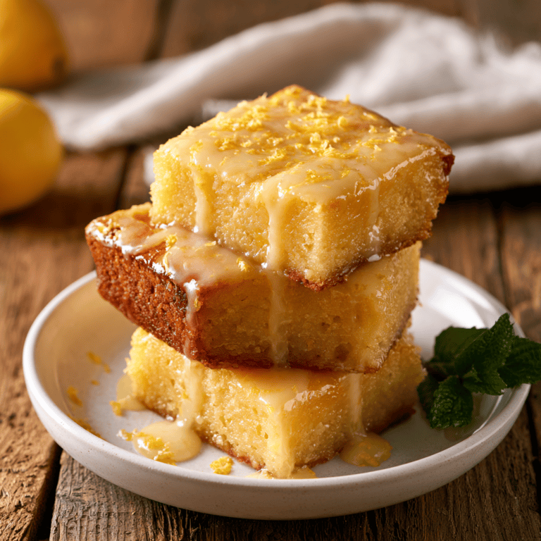 Tangy & Sweet Homemade Lemon Brownies — homemade lemon brownies recipe