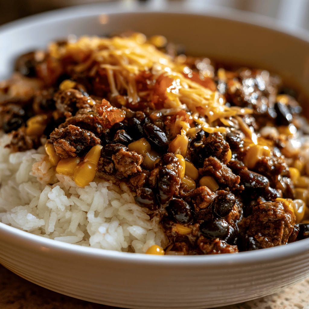 Weekly Beef Burrito Bowls Step-by-step preparation of Weekly Beef Burrito Bowls (Beef Burrito Bowls)