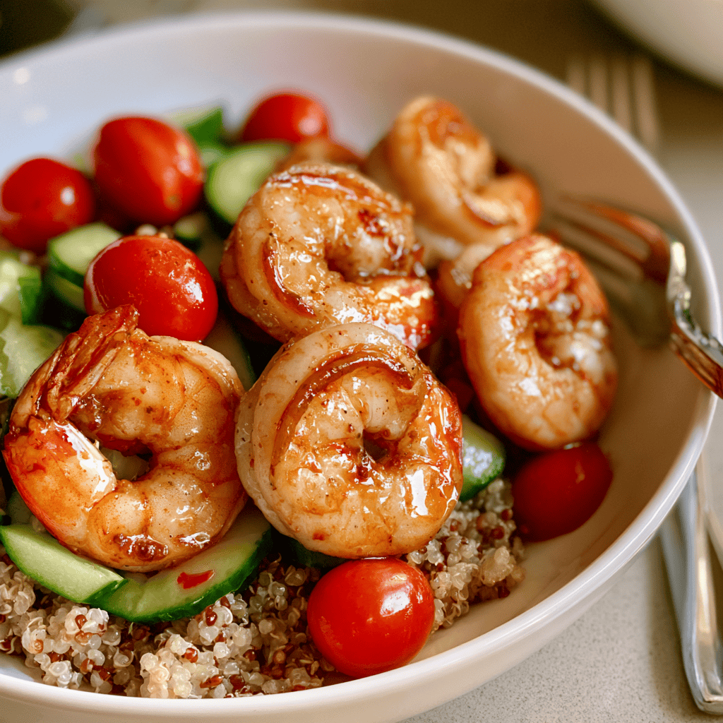 Weekly Shrimp and Quinoa Bowls Step-by-step preparation of Weekly Shrimp and Quinoa Bowls (shrimp and quinoa bowls)